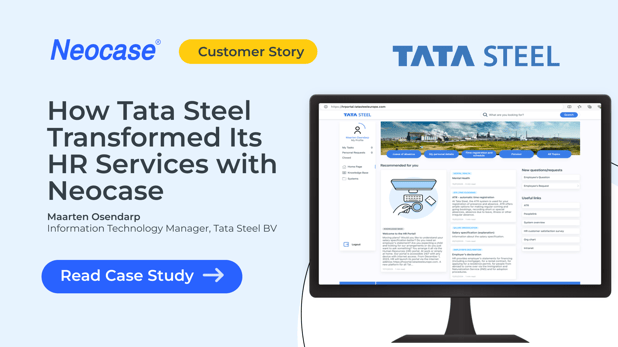 How Tata Steel Transformed Its HR Services with Neocase